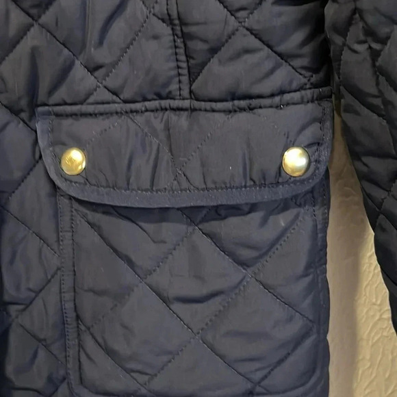 J. Crew Navy quilted jacket size X small - Picture 7 of 11